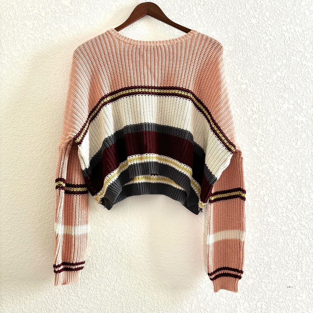 Clover & Scout Pink Knit Sweater